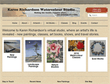 Tablet Screenshot of karenrichardson.ca